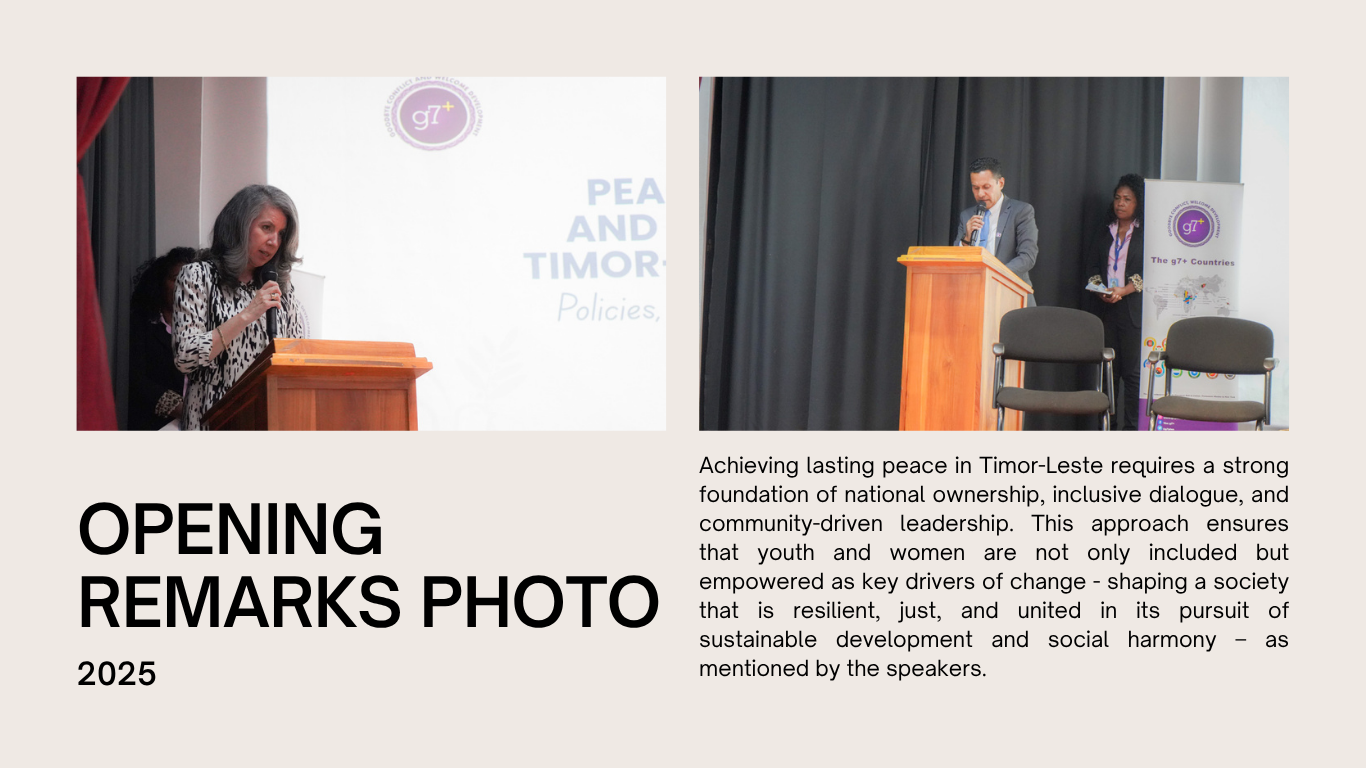 A woman speaking at a podium while a man prepares to address the audience.