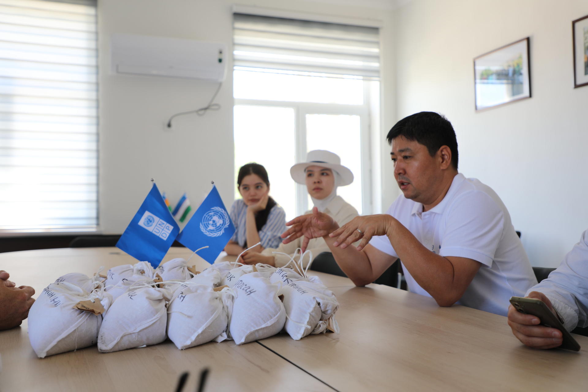 Seed samples of 15 varieties of upland rice were provided to the local communities 