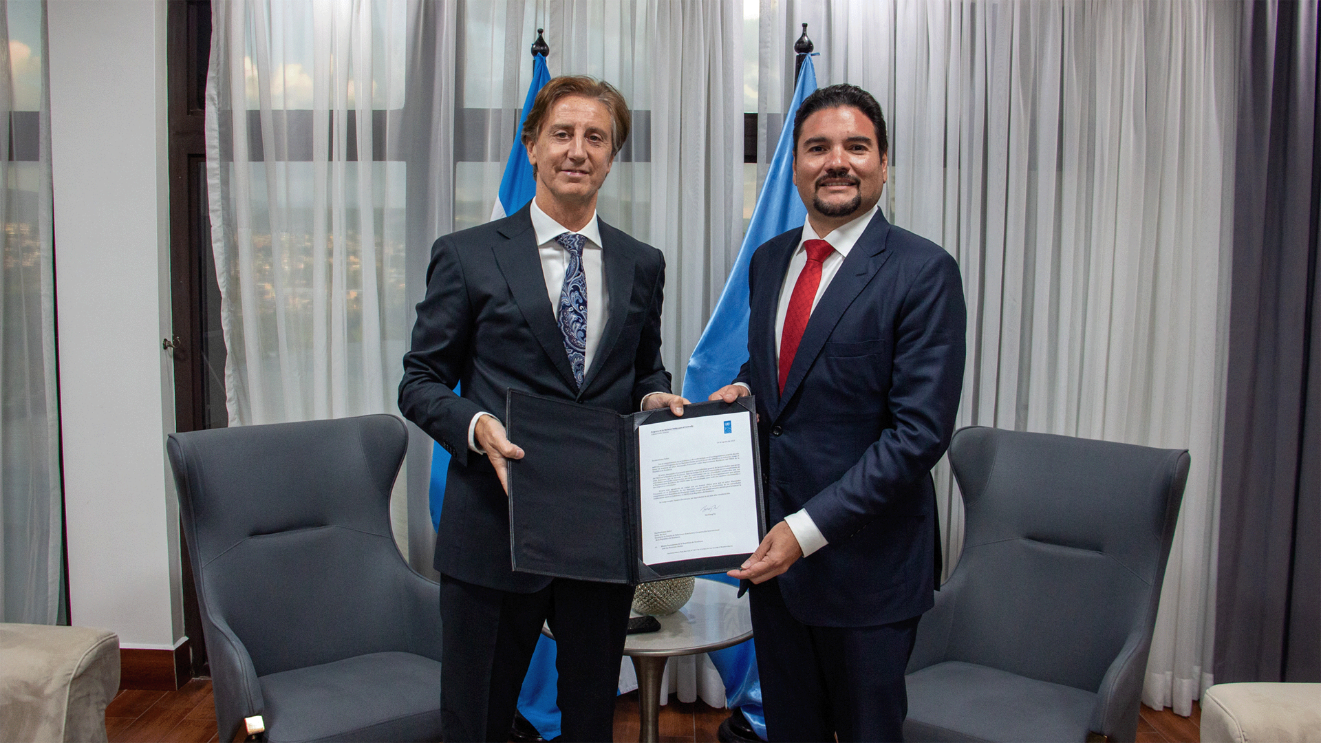 Presentación de Cartas Credenciales de Alessandro Fracassetti como nuevo Representante Residente del PNUD en Honduras
