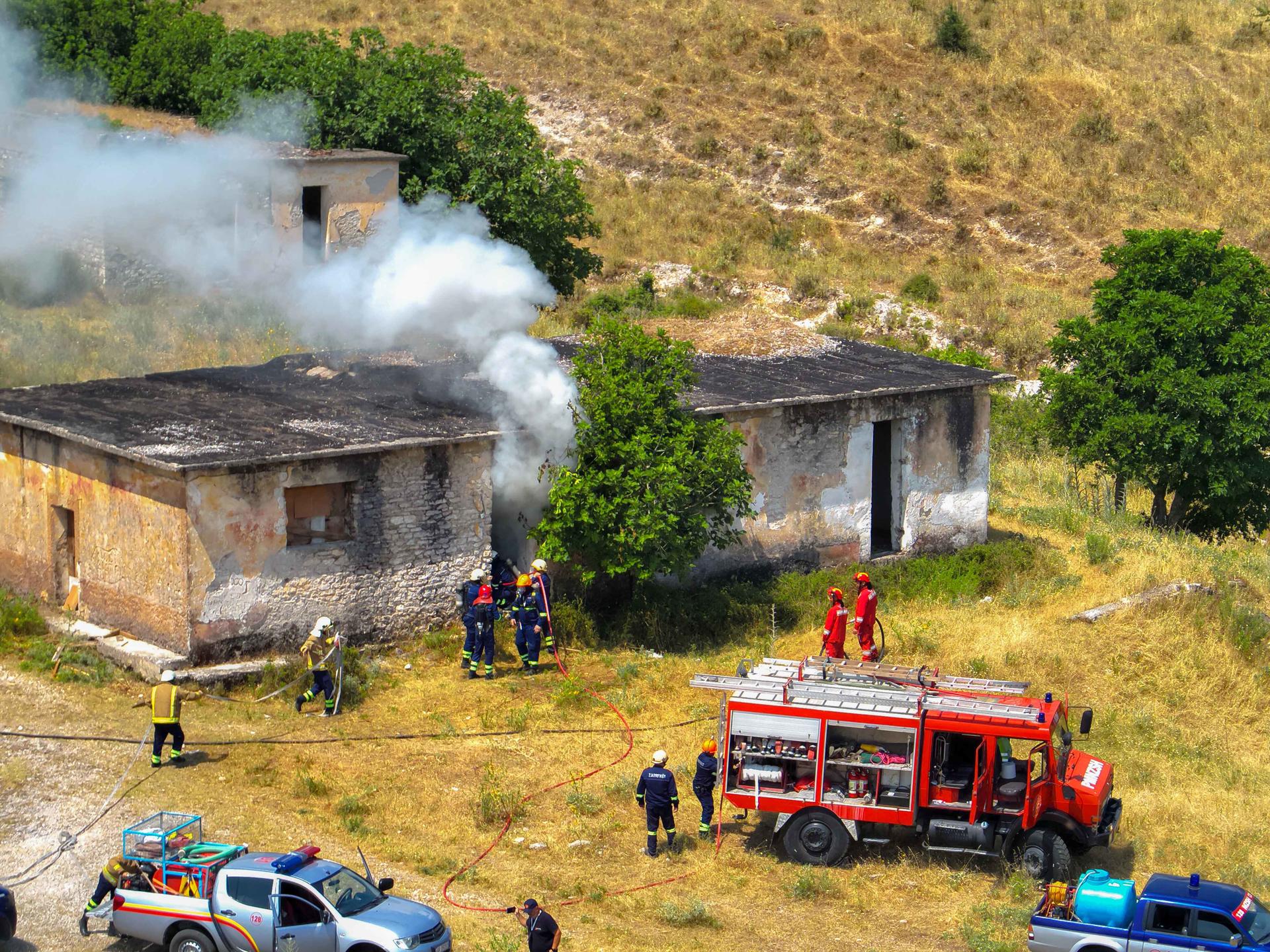 Civil Protection Authorities Conduct Large-Scale Emergency Exercise Simulating Massive Wildfires in Southern Albania