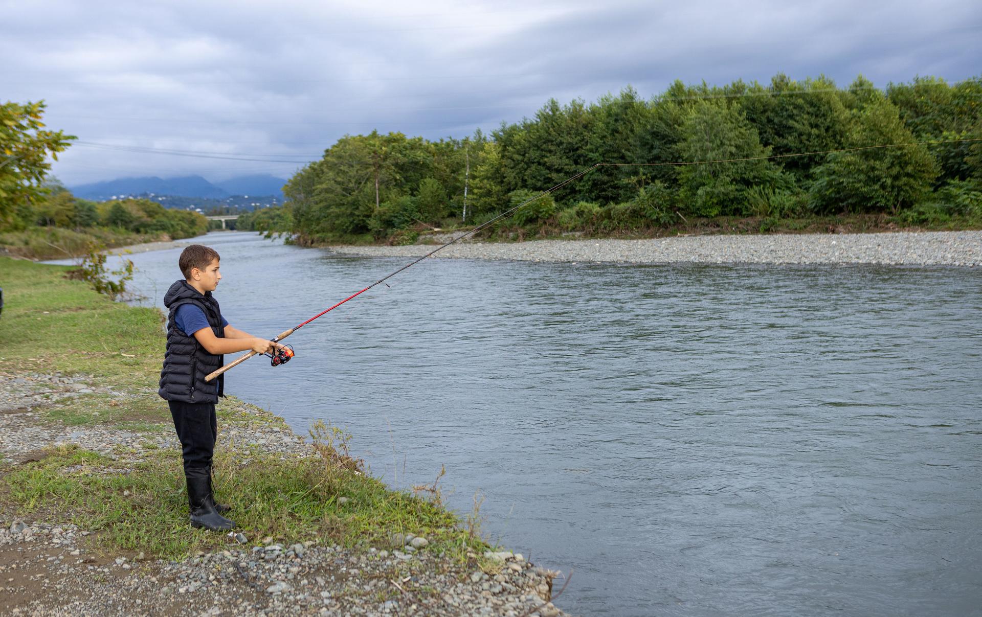 Kintrishi riverbank, Kobuleti. Photo: UNDP/Tamuna Amirgulashvili