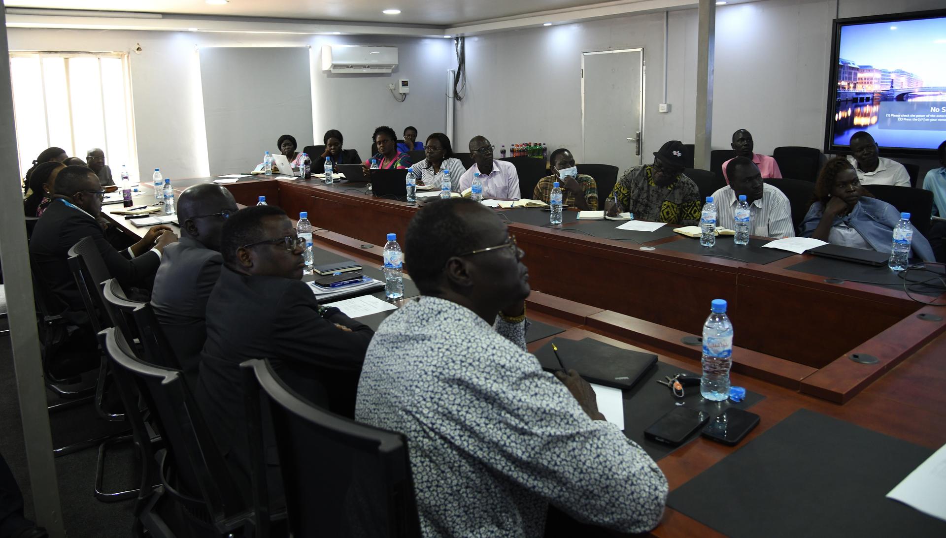 Participants at a CCM stakeholder consultation meeting