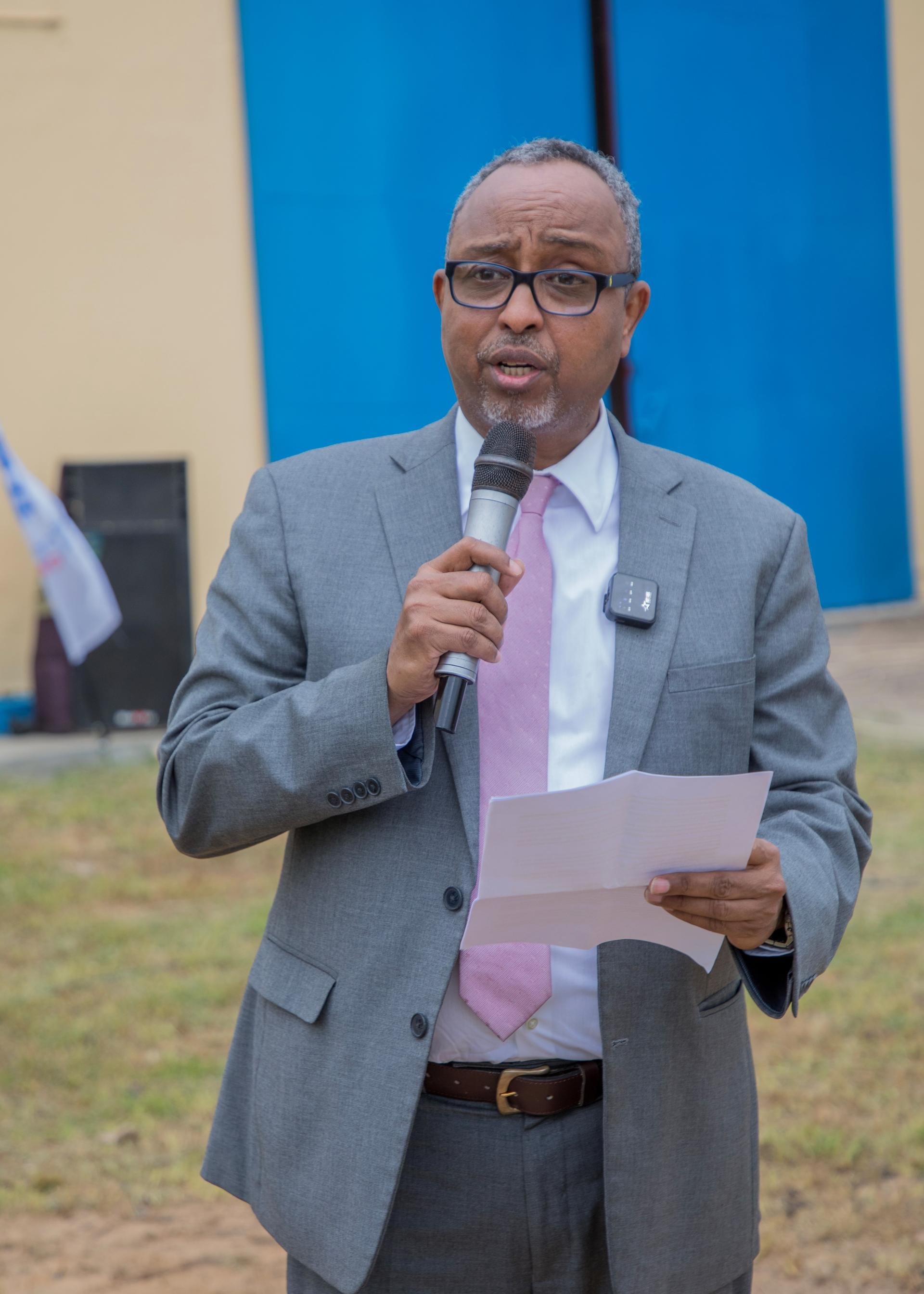 Dr. Mohamed Abchir, UNDP Resident Representative, during the donor engagement event.
