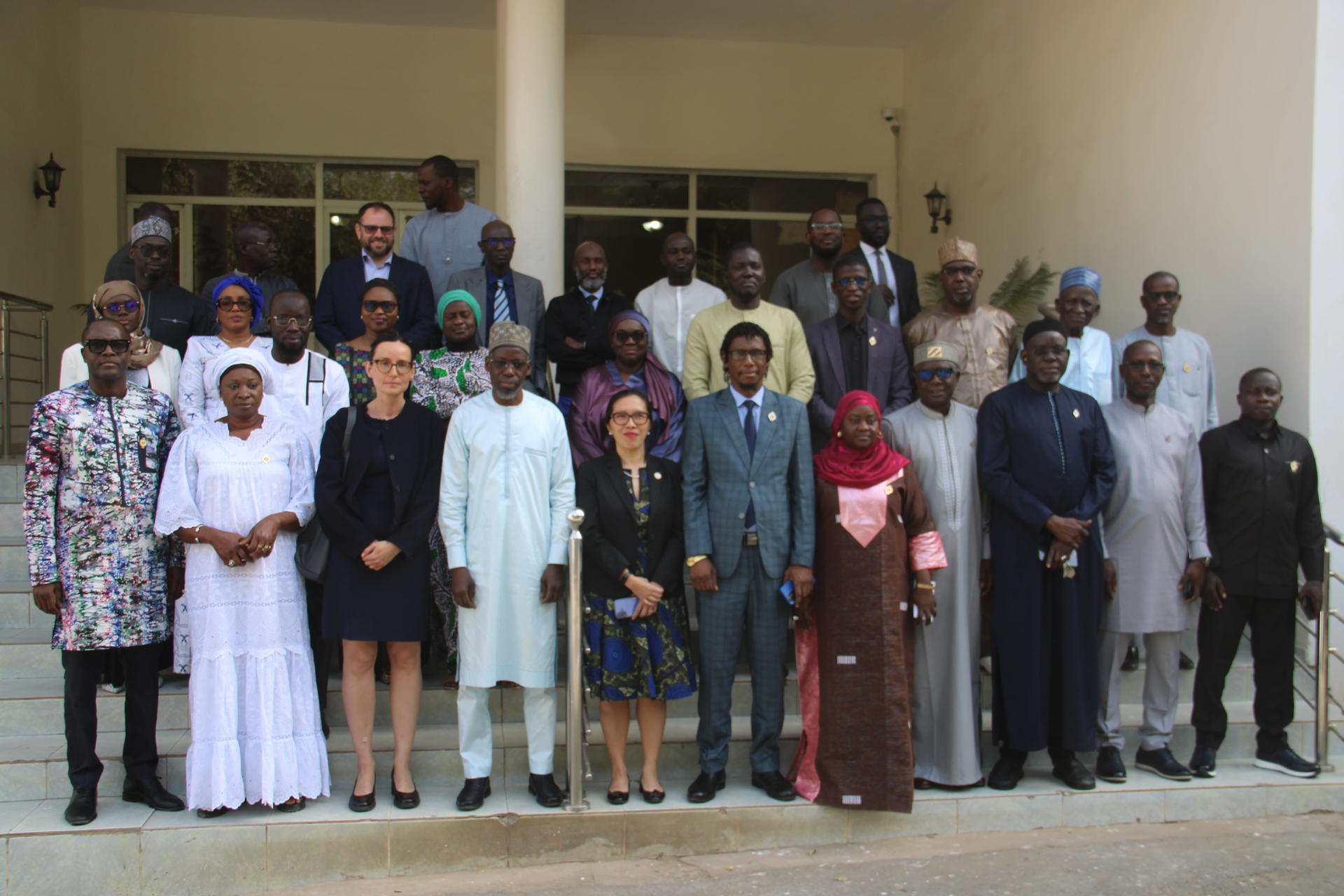 Photo de famille des participants de l'atelier de formation 