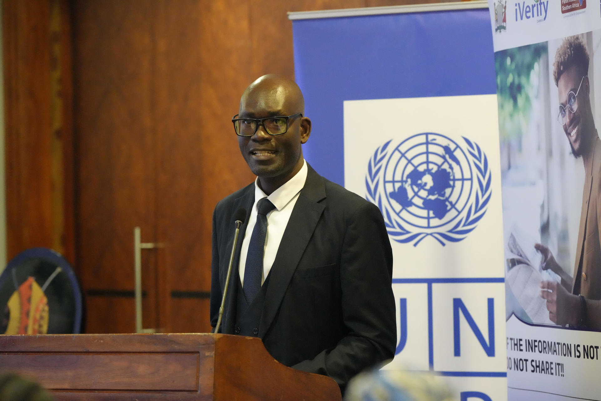 Speaking on behalf of Ministry of Information and Media Mr Thabo Kawana Permanent Secretary Director Press and Media Mr Morden Mayembe