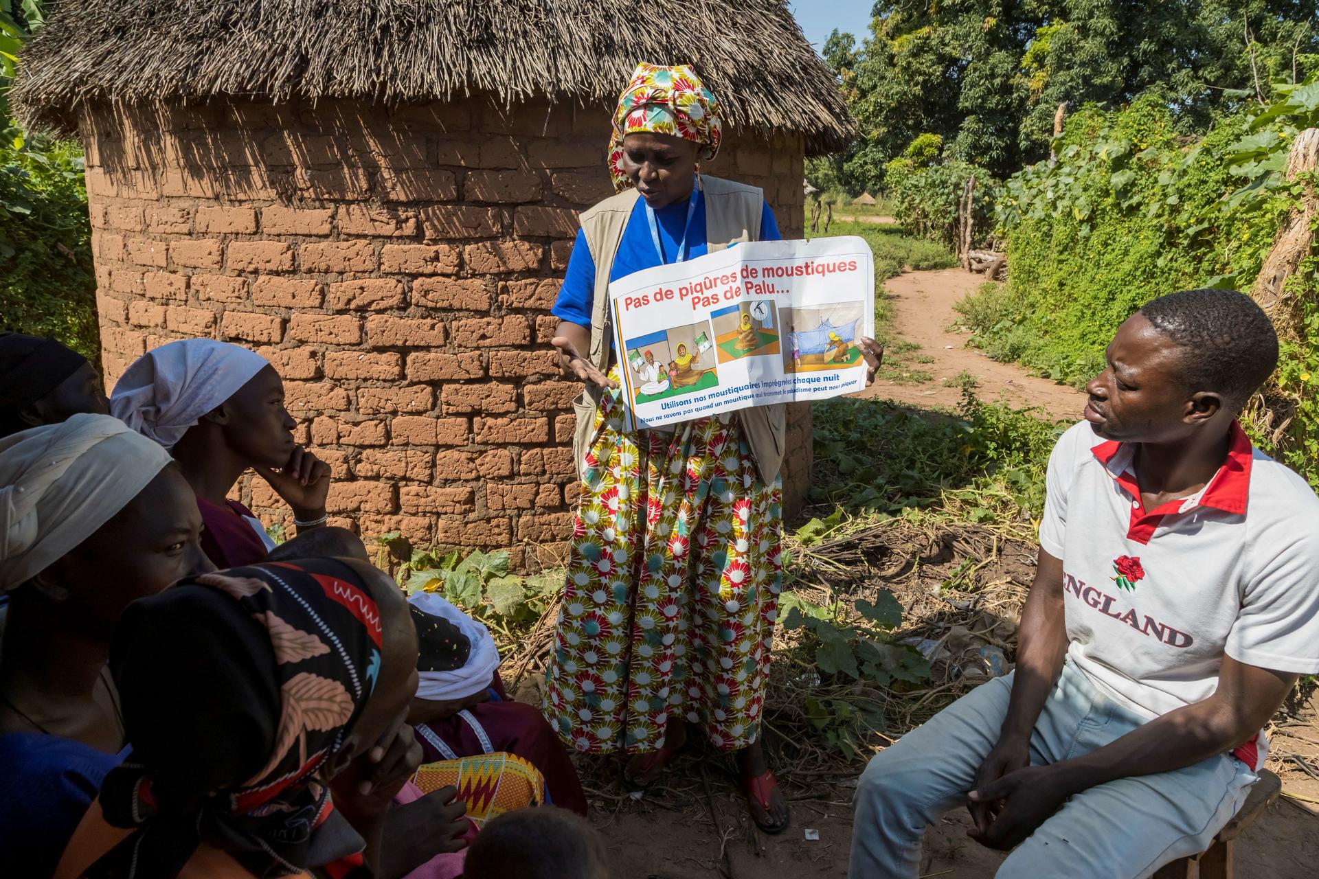 Malaria sensitization in Chad