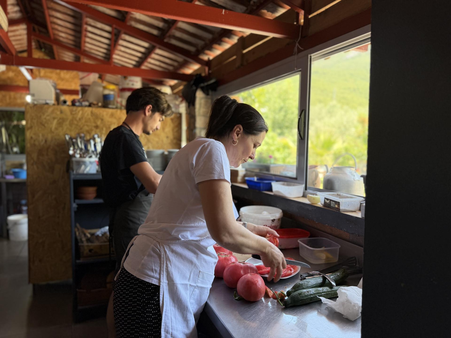 Fatbardha Malçe, a beneficiary of the Joint SDG Fund-supported programme, found formal employment after completing vocational training, strengthening her financial independence.