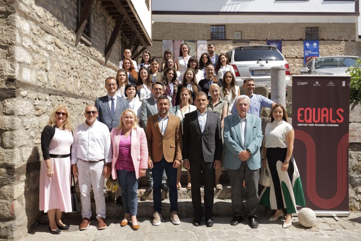 Albanian student interns took part in the Ohrid Summer School of Natural Law, deepening their knowledge of free legal aid and access to justice alongside peers and legal professionals from across the region — a small but meaningful example of the regional exchange EQUALS was designed to foster.