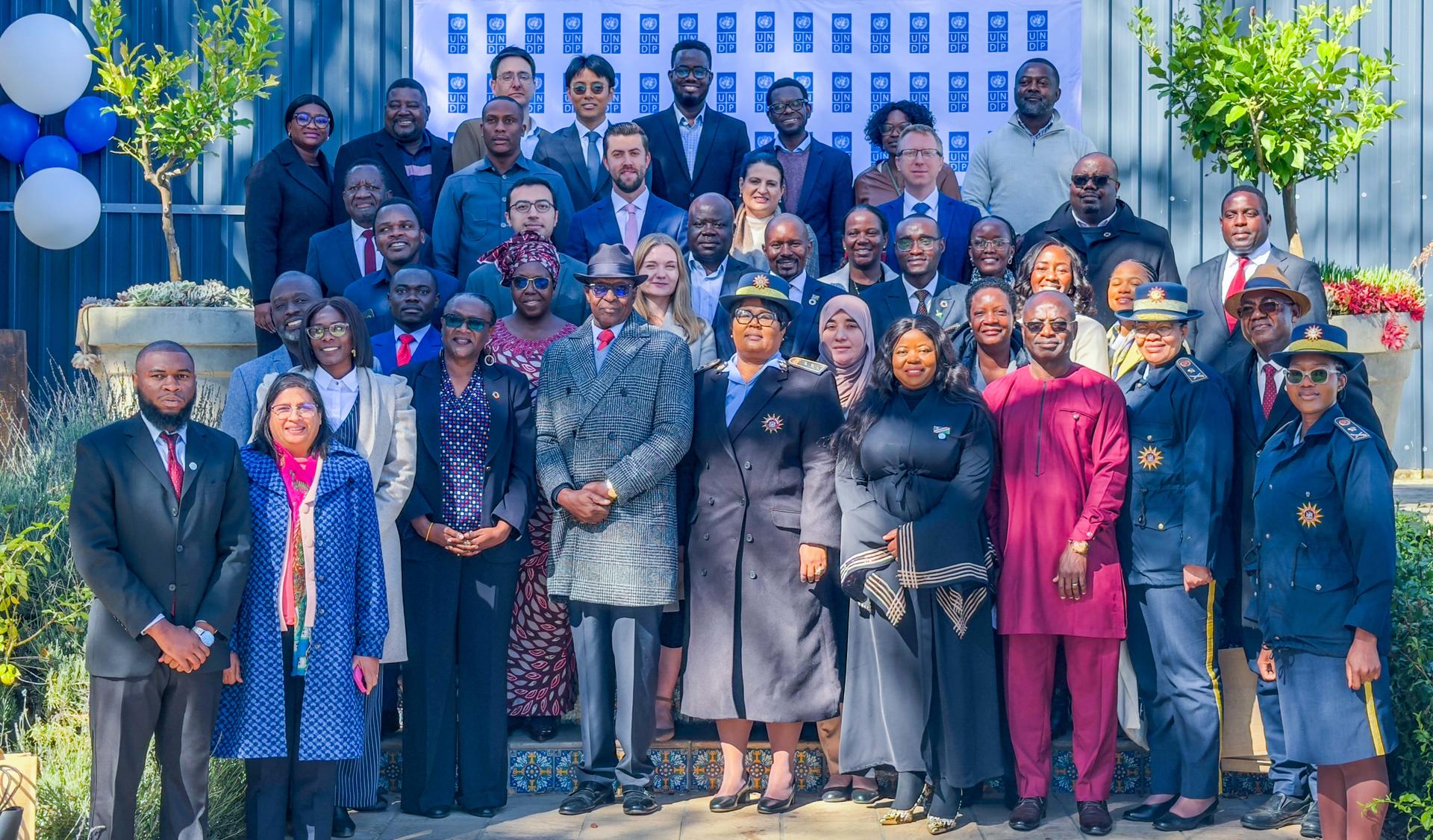 Group photo UNDP Namibia Open House 