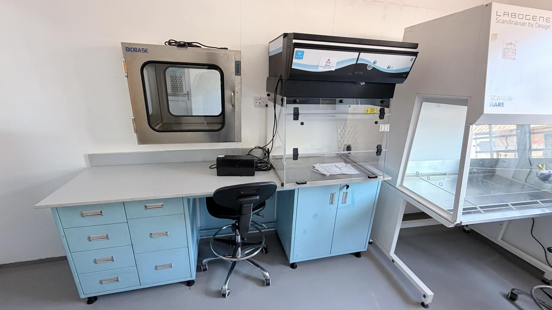 Inside Aweil Regional Reference Laboratory 