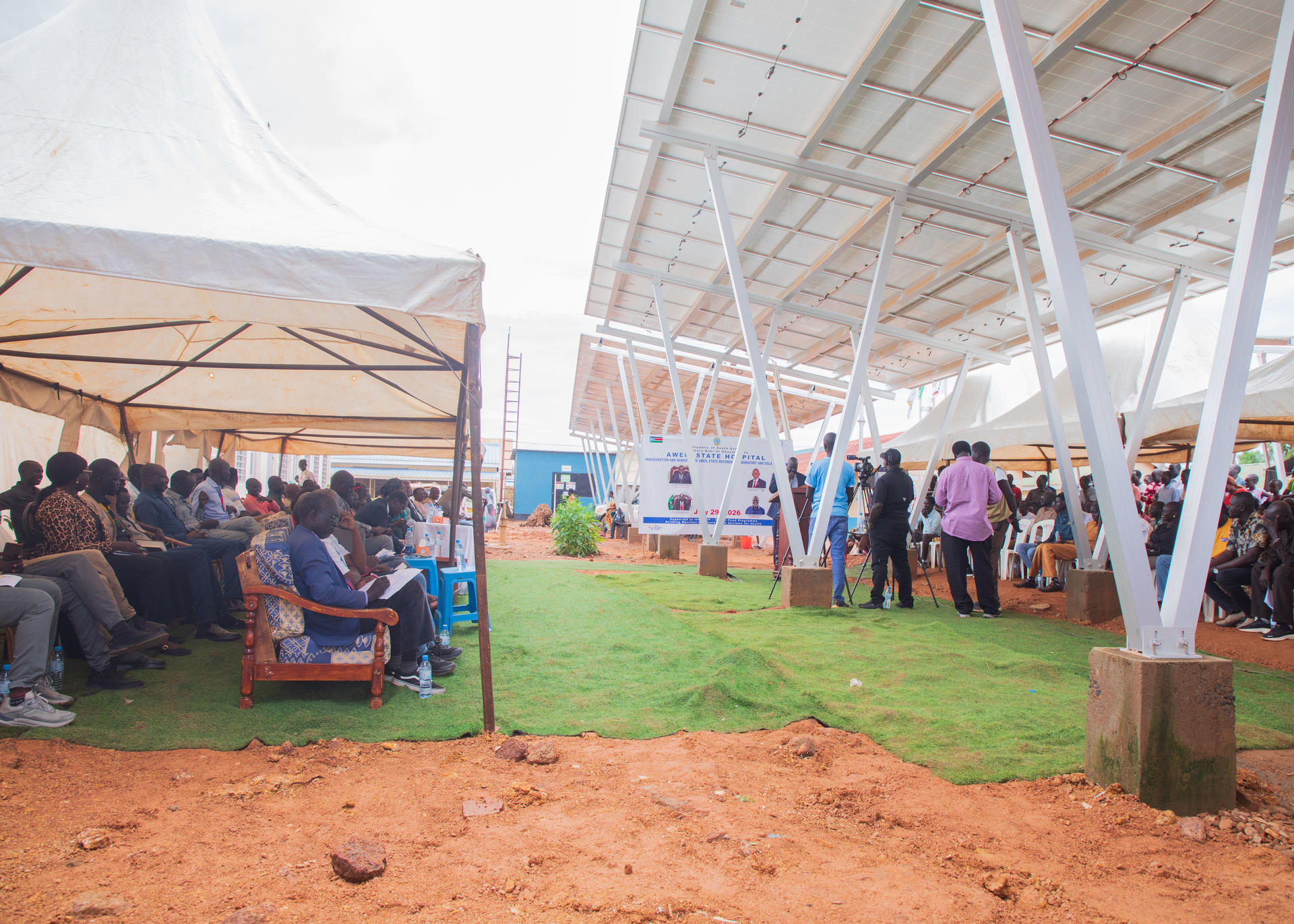Aweil Regional Reference Lab, Solar System and Medical Incinerator Launch