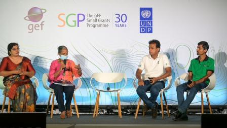 Panelists at the symposium