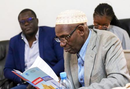 Réunion des acteurs et actrices religieux pour la sélection des messages à diffuser sur les réseaux sociaux. Bamako, décembre 2022.