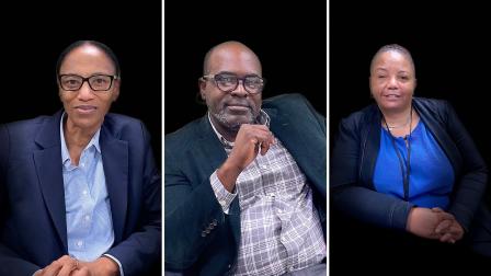 officials of Ministry of Finance, The Bahamas in interview about the nation's debt management programme