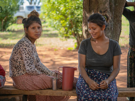 Mujeres de la comunidad Karumbey.