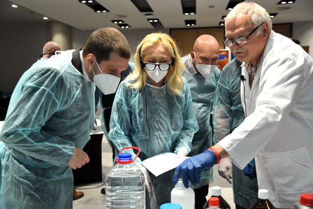 In cooperation with the National Ballistic Intelligence Service (NABIS) from the United Kingdom, SEESAC organized workshops in Belgrade and Tirana on weapon serial number restoration for representatives of Firearms Focal Points and Ballistic Lab | UNDP SEESAC  