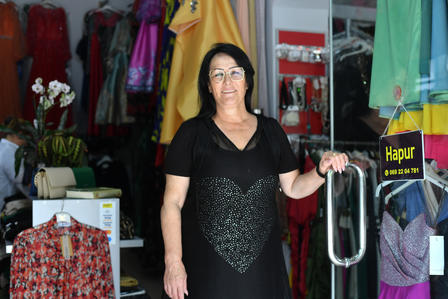Meleqe, a beneficiary of the UNDP Albania's In Motion programme