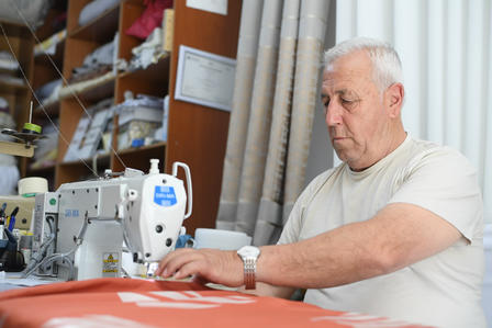 Rifat, a beneficiary of the UNDP Albania's In Motion programme