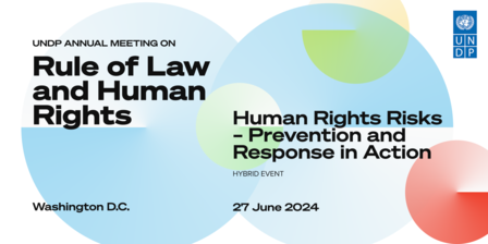 2024 UNDP Annual Meeting on Rule of Law and Human Rights — Human Rights Risks — Prevention and Response in Action Hybrid Event