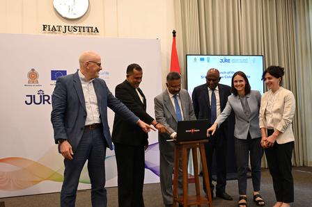 Official launch of the website at the Law College Auditorium