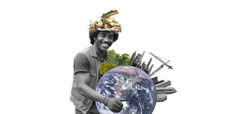 a man wearing a hat