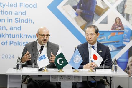UNDP RR Dr. Samuel Rizk and Ambassador of Japan to Pakistan, H.E. Mr. Akamatsu Shuichi