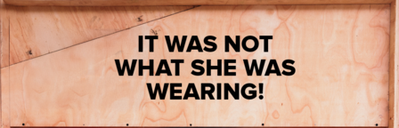 it was not what she was wearing on a board