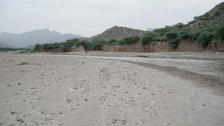 a sandy beach