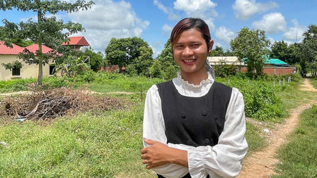 a person posing for the camera