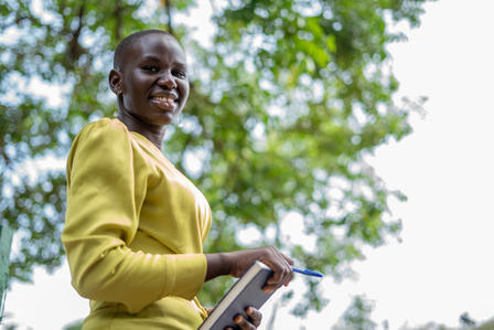 Josephine Anyu UNDP youth beneficiary
