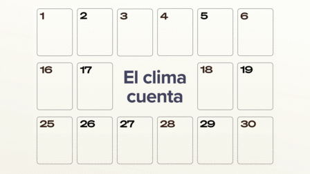 Campaña: El Clima Cuenta