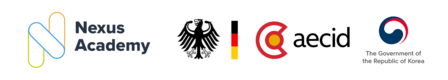 White rounded banner showing Nexus Academy and partner logos.