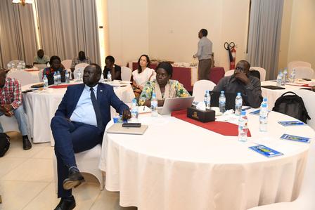 The CM Chairperson Dr. Jane Alphonse and Ministry of Health officials participated in the review meetings.