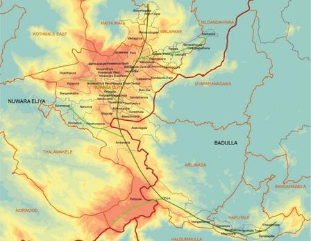 The potential Pear Belt of Sri Lanka