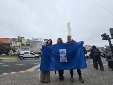 Colegas de la oficina del PNUD en Argentina