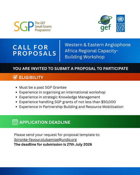 Call for proposals: Western &amp; Eastern Africa capacity building network; eligibility and deadline.
