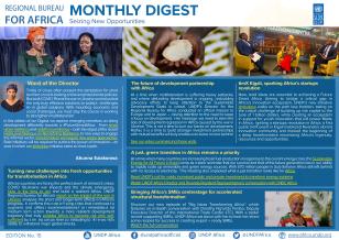 Screenshot of the monthly digest
