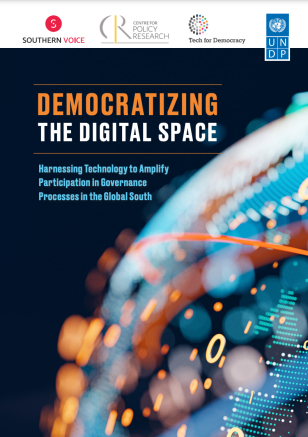 Forsidebillede til rapporten Democratizing The Digital Space