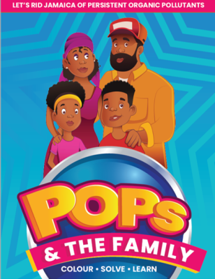 Cover image -POPs and the Family children's book