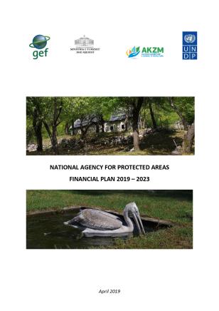 National Agency for Protected Areas Financial Plan 2019 – 2023