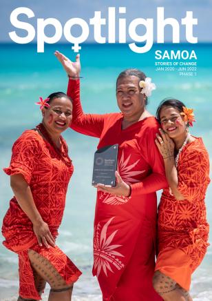 Spotlight Samoa Magazine Cover Page