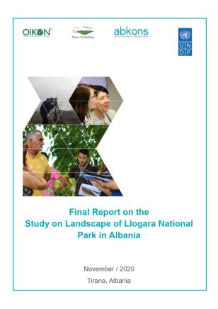 Final Report on the Study on Landscape of Llogara National Park in Albania