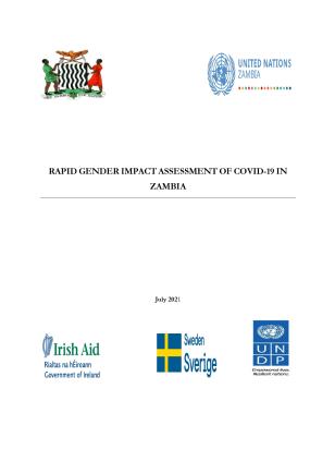 Gender Rapid Assessment of COVID-19 Report