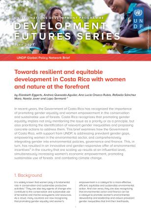 Towards resilient and equitable development in Costa Rica with women and nature at the forefront