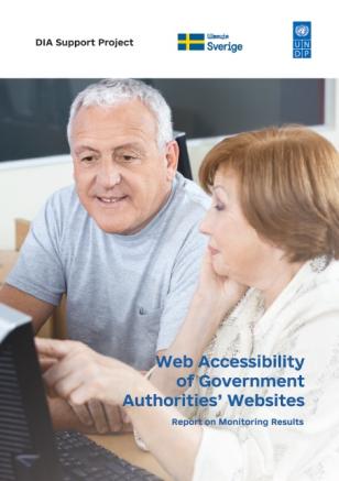 A cover of the report on web accessibility of government websites in 2023