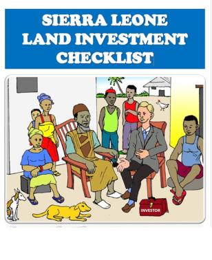 Sierra Leone Checklist for Land Investments 