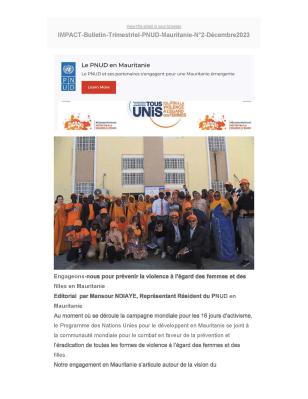 couverture newsletter IMPACT N°2