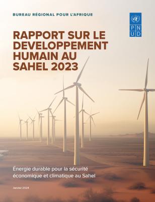 Rapport sur le développement humain au Sahel 2023 -page de couverture