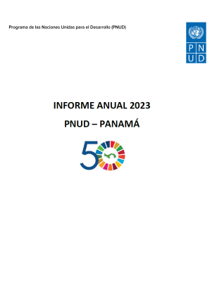 Documento del Informe Anual 2023 del PNUD-Panamá