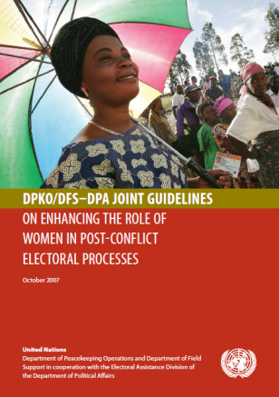 DPKO_DFS DPA Joint Guidelines on Enhancing the Role of Women in Post-Conflict Electoral Processes_Image.png